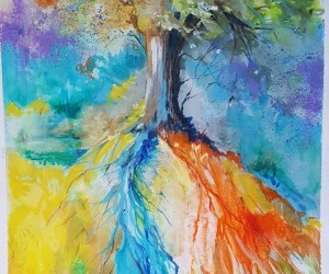 Sophie Parage artiste peintre - Racines II