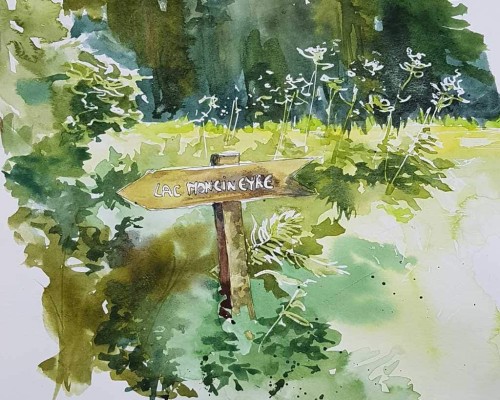 Direction lac de Moncineyre